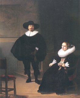 Portrait of a Couple in an Interior