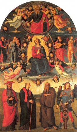 The Virgin enthroned, with angels and saints, Vallombrosa Alterp