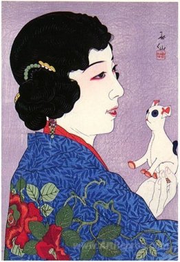 Mizutani Yaeko as Tsubaki-hime in La Traviata