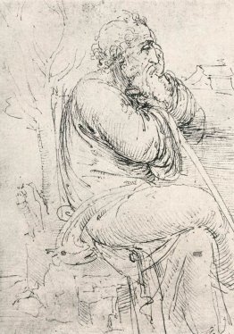 Seated old man