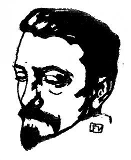 Portrait of Dutch writer Multatuli