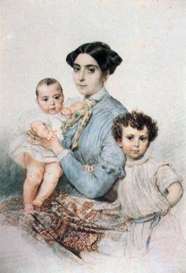 Portrait of Teresa Michele Tittoni with Sons