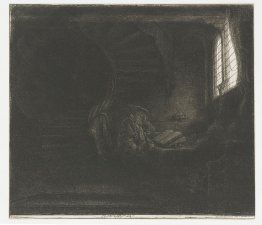 St. Jerome in a dark chamber