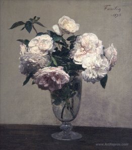 Vase of Peonies