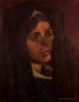 Head of a Peasant Woman in a Green Shawl