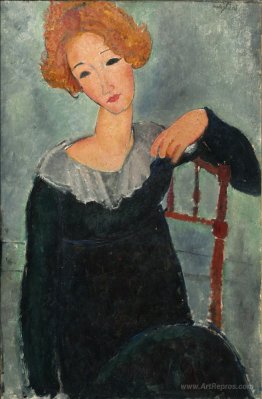 Woman with red hair