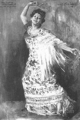 Tilla Durieux as a Spanish Dancer