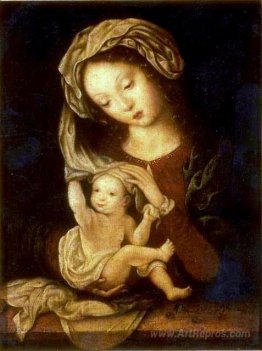 Madonna and Child with Cherries