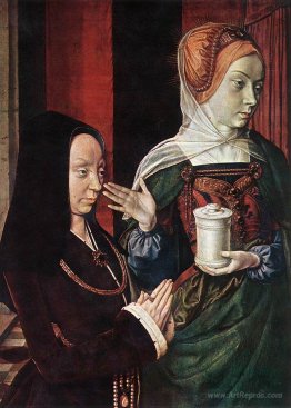 Madeleine of Bourgogne presented by St. Mary Magdalene