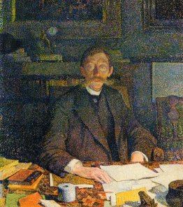 Emile Verhaeren in His Study