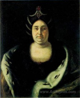 Tsarina Praskovia Fedorovna Saltikova, widow of Ivan V