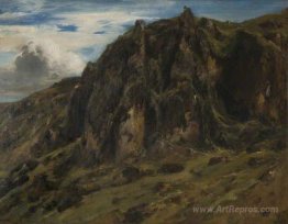 Landscape in the Auvergne