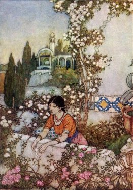 Blowing Rose, The Rubaiyat of Omar Khayyam