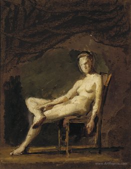 Female nude figure study for Arcadia