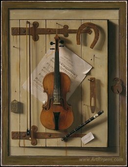 Still Life—Violin and Music