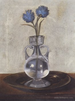 The Vase of Cornflowers