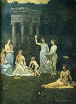 The Sacred Wood Cherished by the Arts and the Muses (detail)