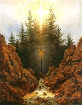 Cross in the forrest