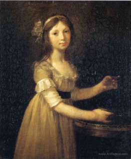 Marguerite-Marie Lagnier, ten years old