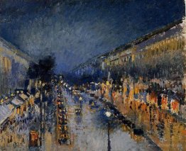 The Boulevard Montmartre at Night