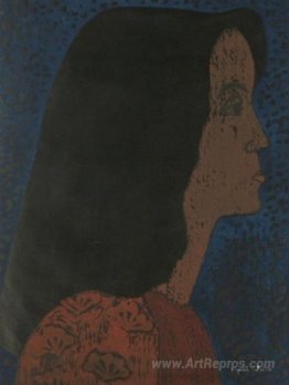 Profile of Brown Haired Woman