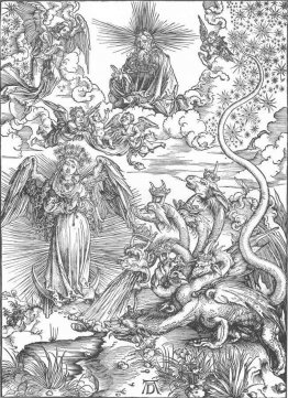 The woman clothed with the sun and the seven headed dragon