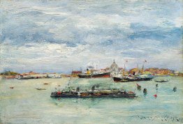 Gray Day on the Lagoon (A Passenger Boat — Venice)