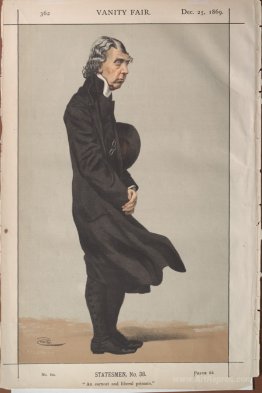 Statesmen No.380 Caricature of Archibald Campbell Tait, Archbish