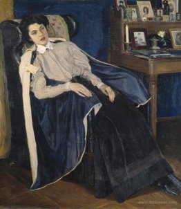 Portrait of O. M. Nesterova, the artist's daughter