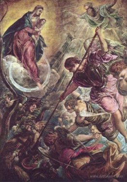 Battle of the Archangel Michael and the Satan