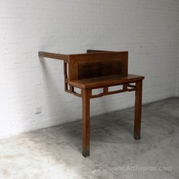 Table with Two Legs on the Wall