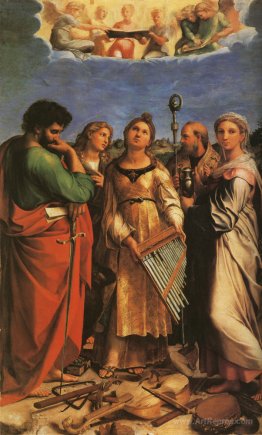 St. Cecilia with Sts. Paul, John Evangelists, Augustine and Mary