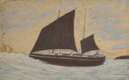 Brown Sailing Boat