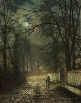 A moonlit lane