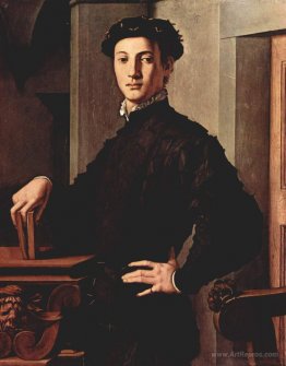 Portrait of a young man with book