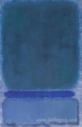 Untitled (Green on Blue)