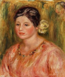 Head of a Young Girl in Red