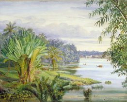 View of Kuching and River, Sarawak, Borneo