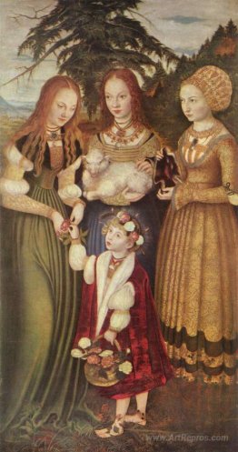 Saints Dorothea, Agnes and Kunigunde