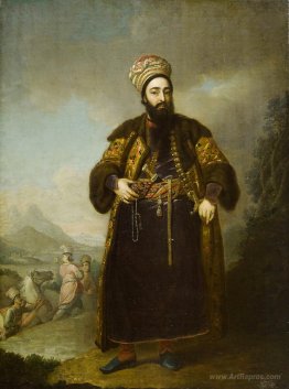 Portrait of Murtaza Kuli Khan, brother of Aga Mahommed, the Pers