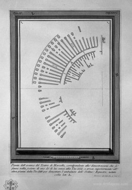 The Roman antiquities, t. 4, Plate XXV. Plan of the Theatre of M