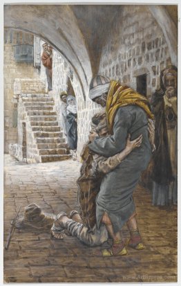 The Return of the Prodigal Son, illustration for 'The Life of Ch