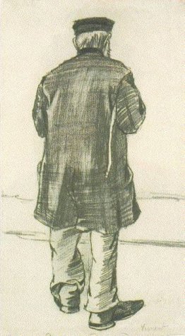 Orphan Man with Cap, Seen from the Back