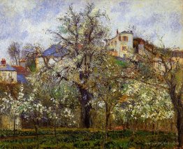 The Vegetable Garden with Trees in Blossom, Spring, Pontoise