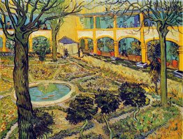 The Courtyard of the Hospital in Arles