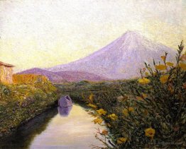 Fuji from the Canal, Iwabuchi