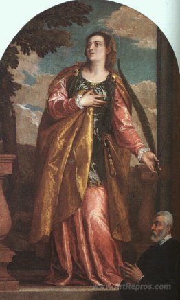 St. Lucy and a Donor