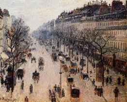 Boulevard Montmartre Winter Morning