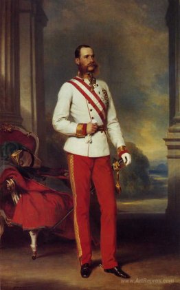 Franz Joseph I, Emperor of Austria wearing the dress uniform of