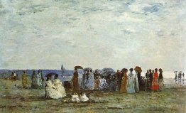 Bathers on the Beach at Trouville